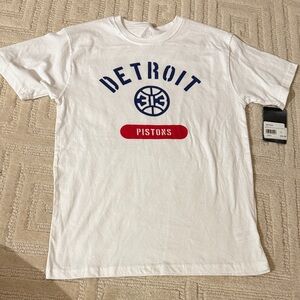 White Detroit Pistons T-Shirt